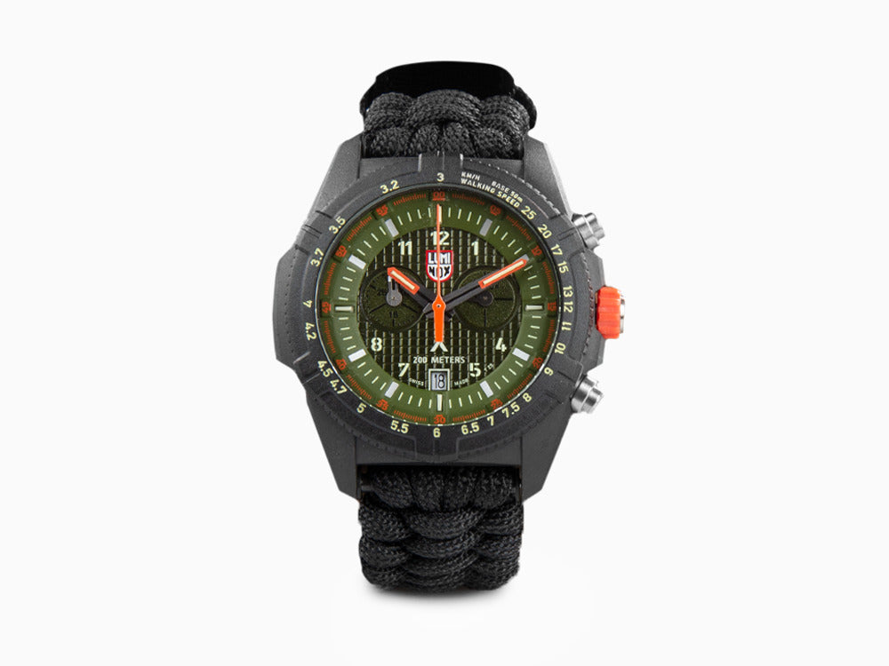 Luminox Bear Grylls Survival Land Quartz Watch, Green, 45mm