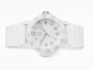 Luminox Leatherback Sea Turtle Quartz Watch, White, Fiberglass, 39mm, 10 atm