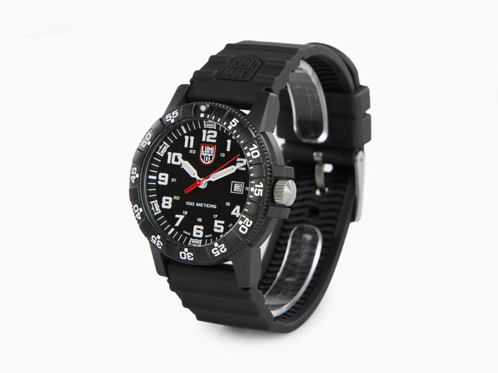 Luminox Leatherback Sea Turtle Giant Quartz Watch, Black, Carbon, 44mm, 10 atm