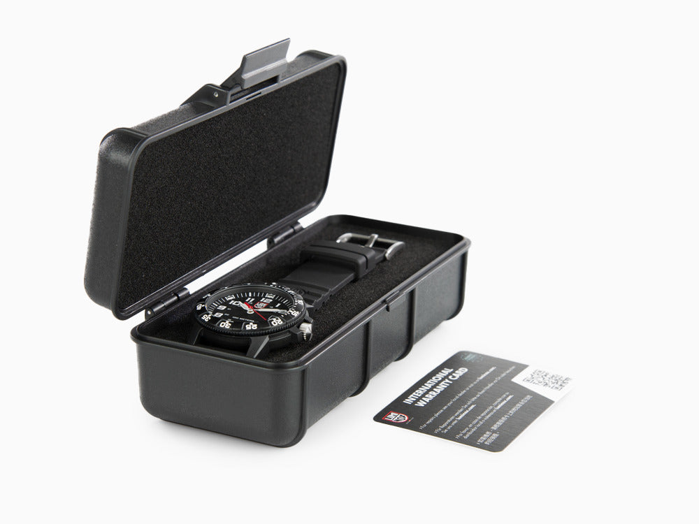 Luminox Leatherback Sea Turtle Giant Quartz Watch, Black, Carbon, 44mm, 10 atm