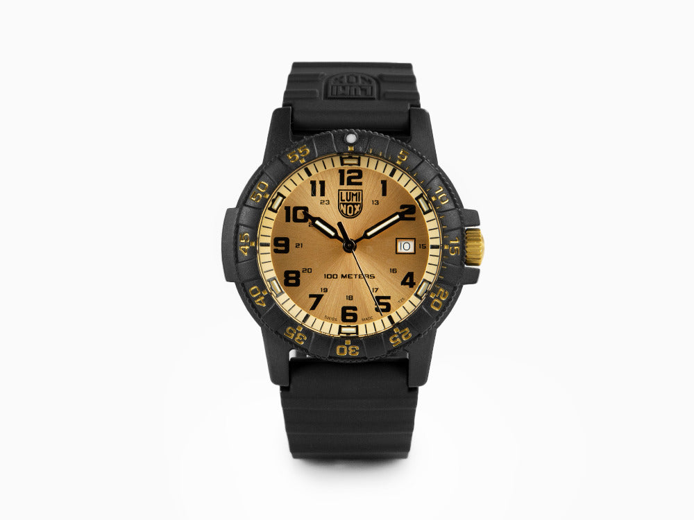 Luminox Leatherback Sea Turtle Giant Quartz Watch, Gold,