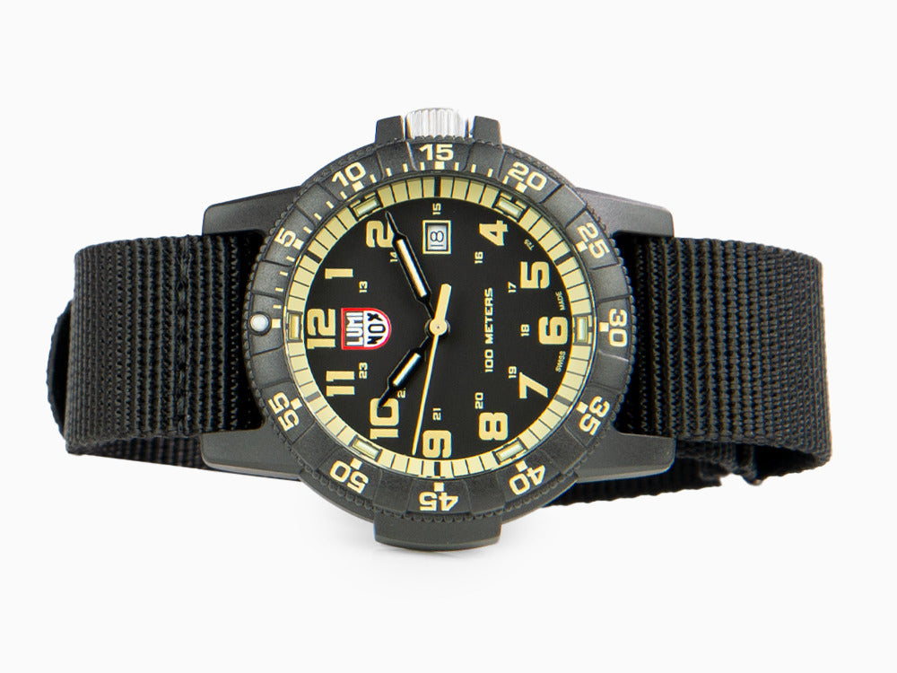 Luminox Sea Turtle Giant Quartz Watch Black Beige Carbon 44 mm 10 Iguana Sell UK