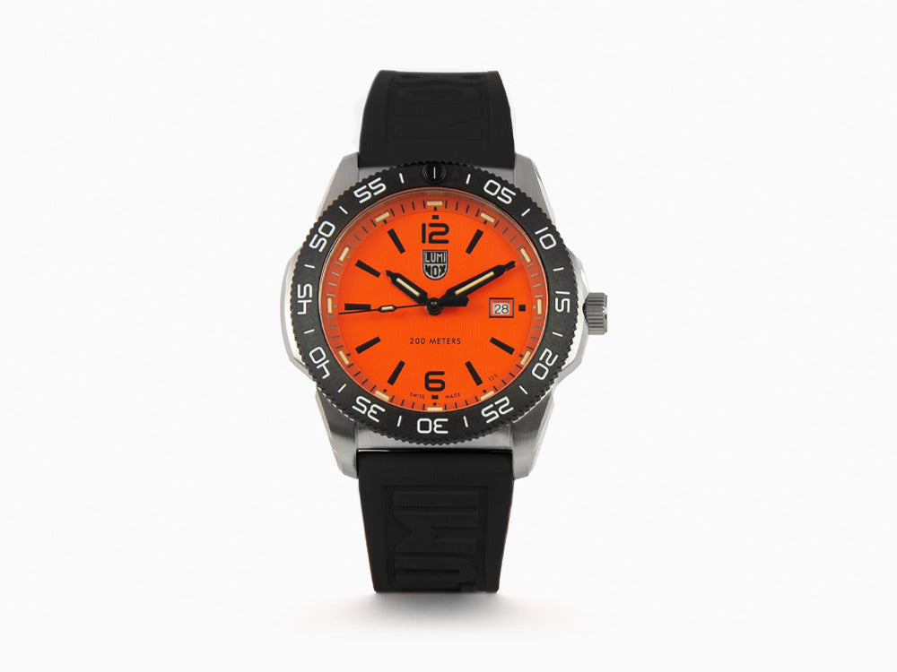 Luminox Sea Pacific Diver Quartz Watch, Orange, 44 mm, Day, 20 atm