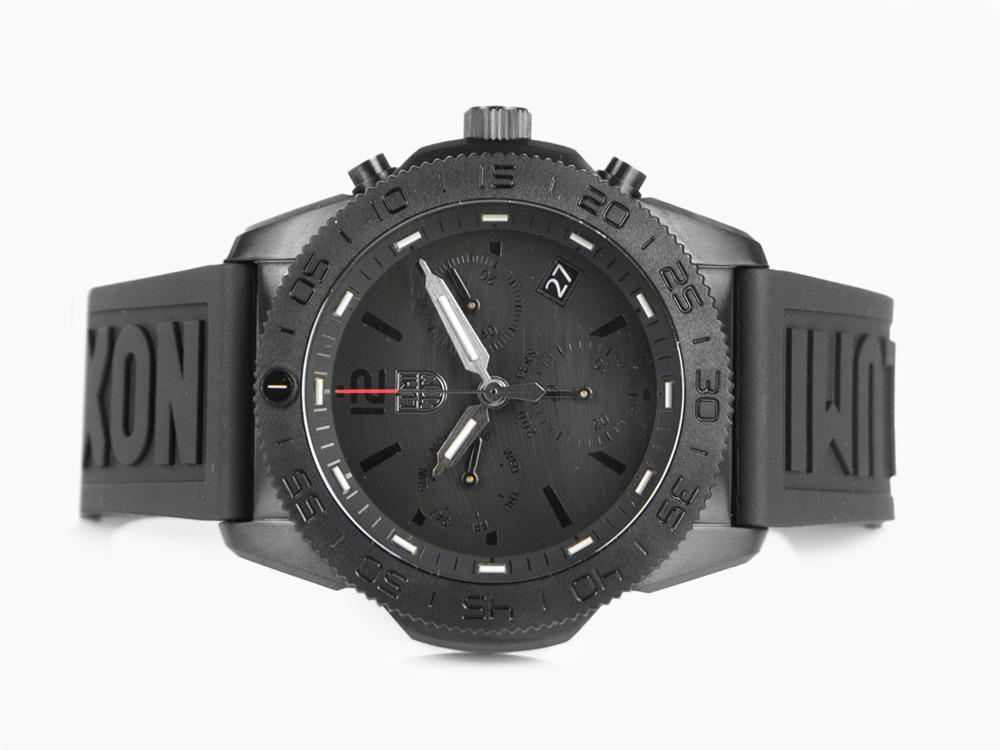 Luminox Sea Pacific Diver Quartz Watch, Black, 44 mm, Day, 20 atm, XS.3141.BO