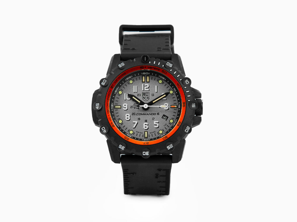 Luminox Commando Frogman Quartz Watch, CARBONOX, Grey, 42 mm, 20 atm, XS.3301