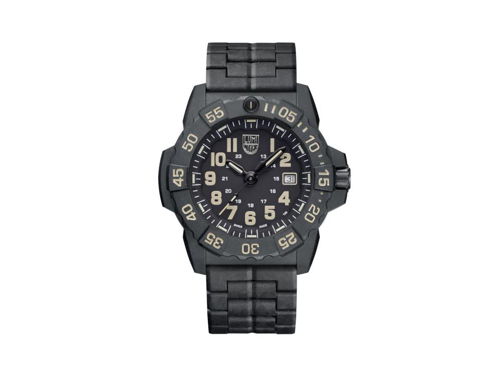 Luminox Sea Navy Seal Quartz Watch, Black, CARBONOX™, 45 mm, 20 atm, XS.3510