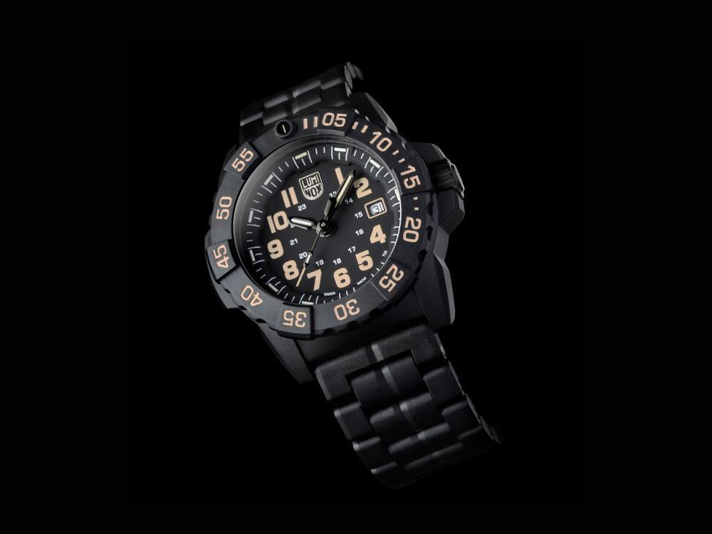 Luminox Sea Navy Seal Quartz Watch, Black, CARBONOX™, 45 mm, 20 atm, XS.3510