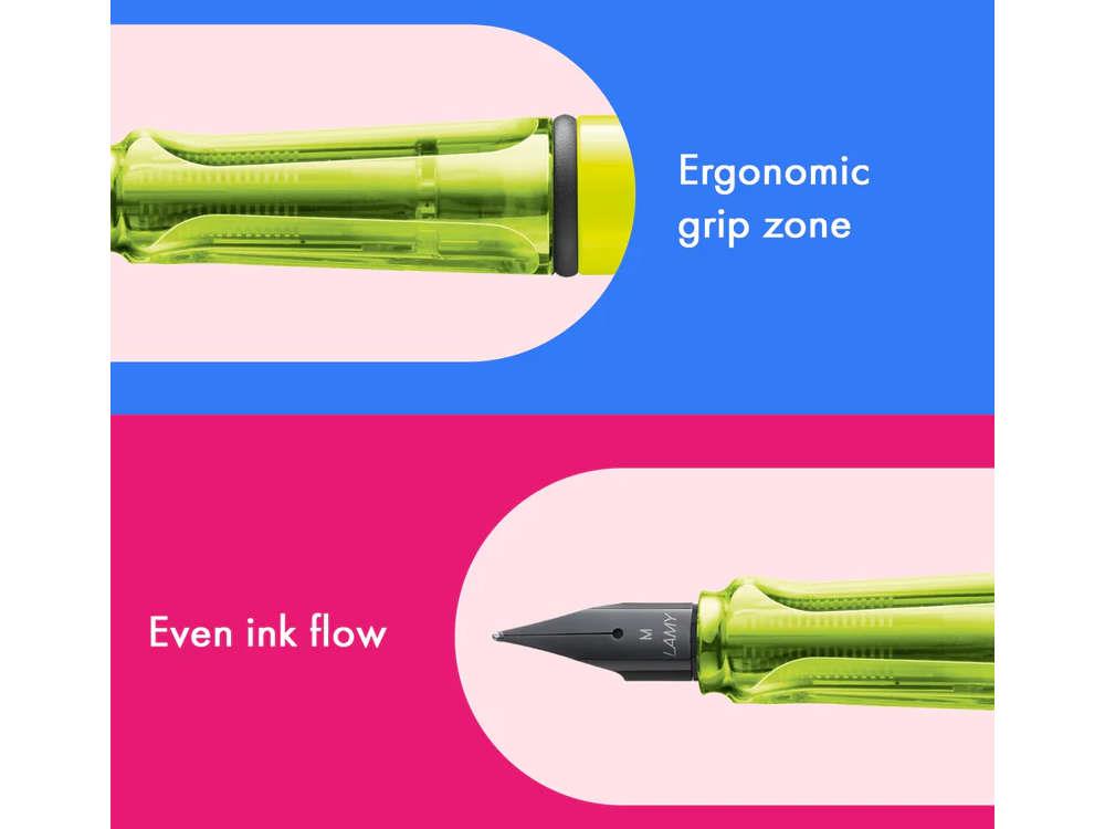 Lamy Safari Neon Yellow Fountain Pen, Special edition, 1241854