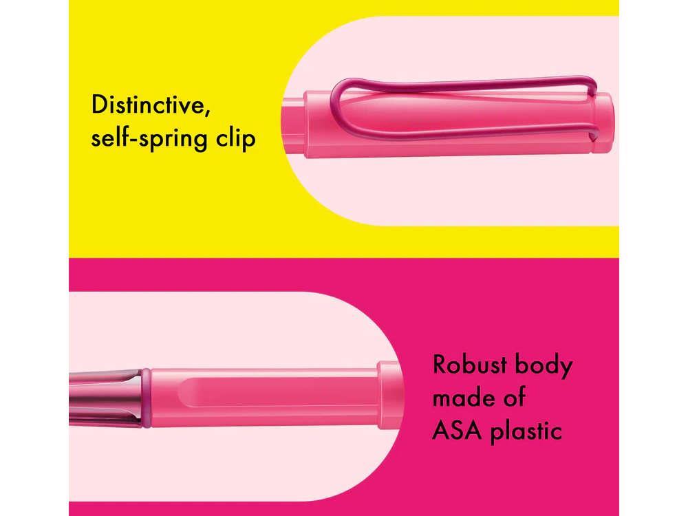 Lamy Safari Neon Pink Rollerball pen, Special edition, 1241907