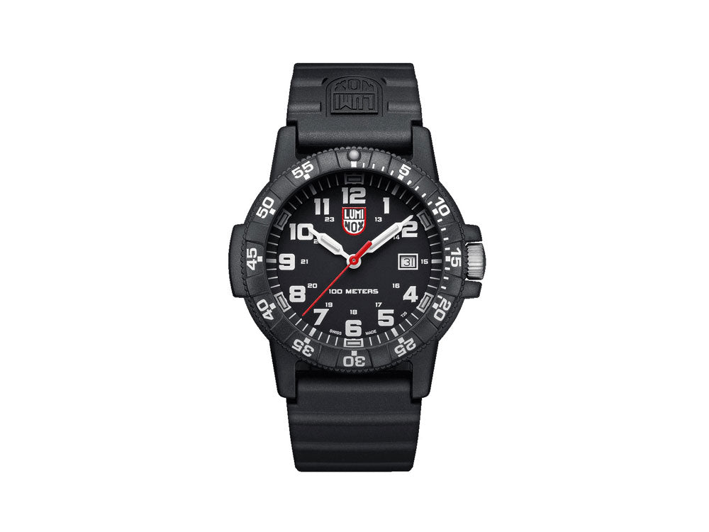 Luminox Leatherback Sea Turtle Giant Quartz Watch, Black, Carbon, 44mm, 10 atm