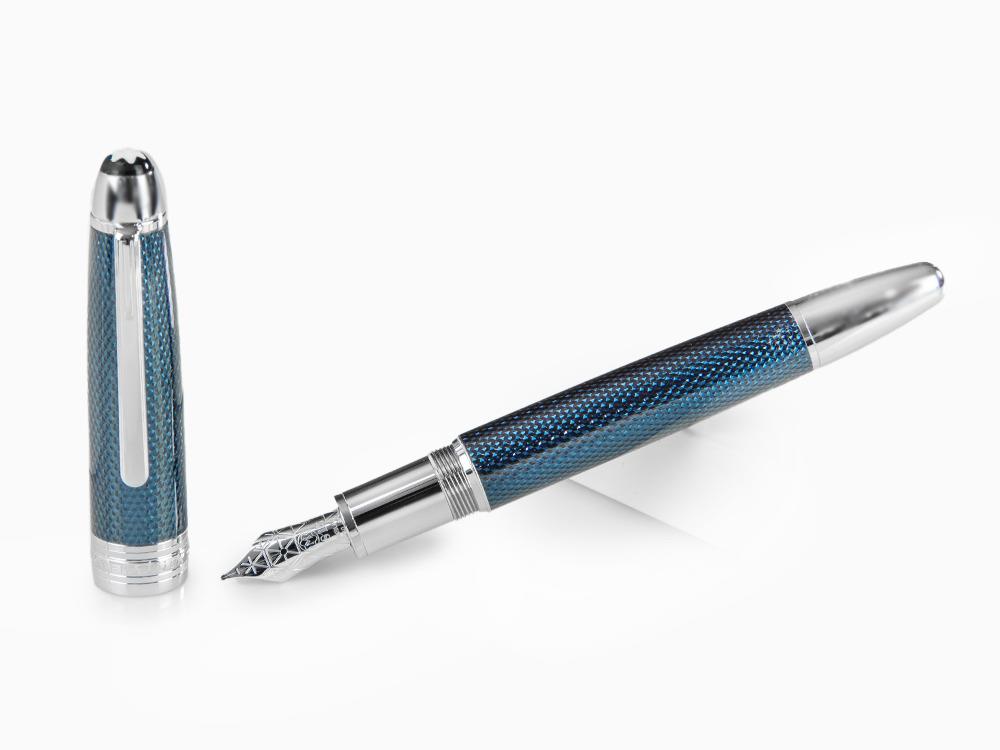 Montblanc Meisterstück Solitaire Blue Hour LeGrand Fountain Pen, 112889