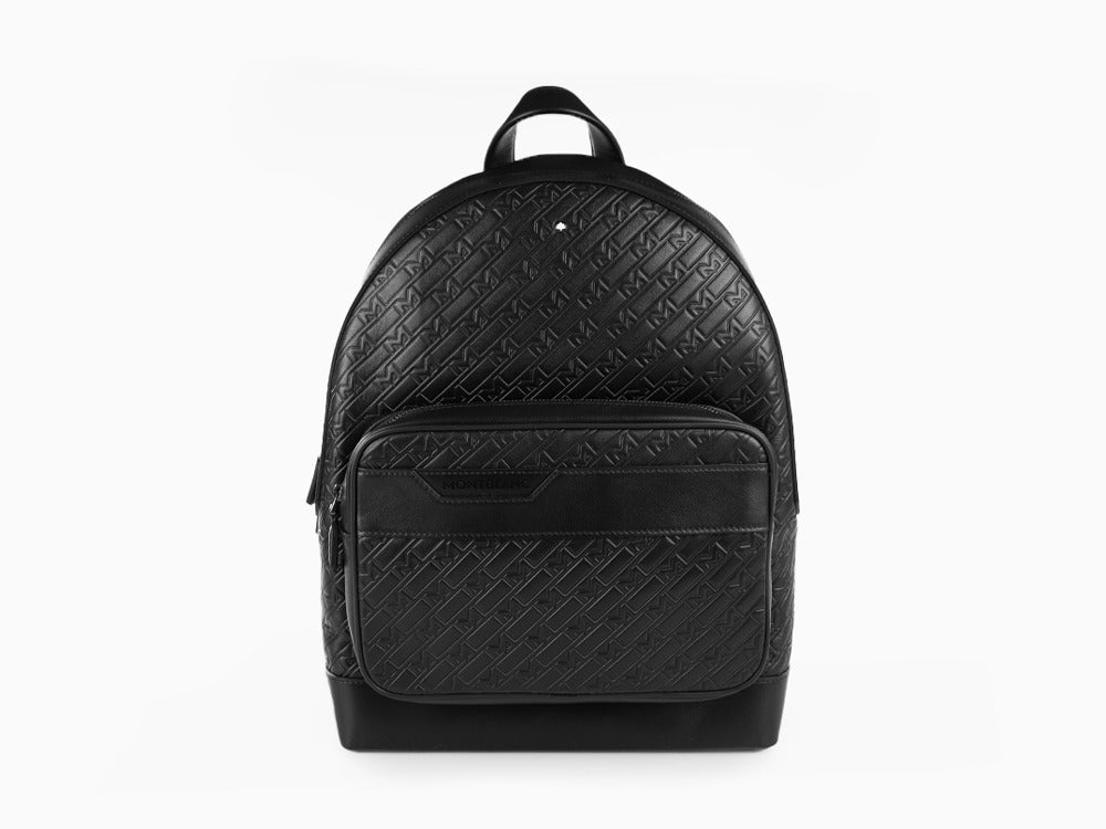 Montblanc M Gram 4810 Backpack Leather Leather Black Zip 128618 Iguana Sell UK
