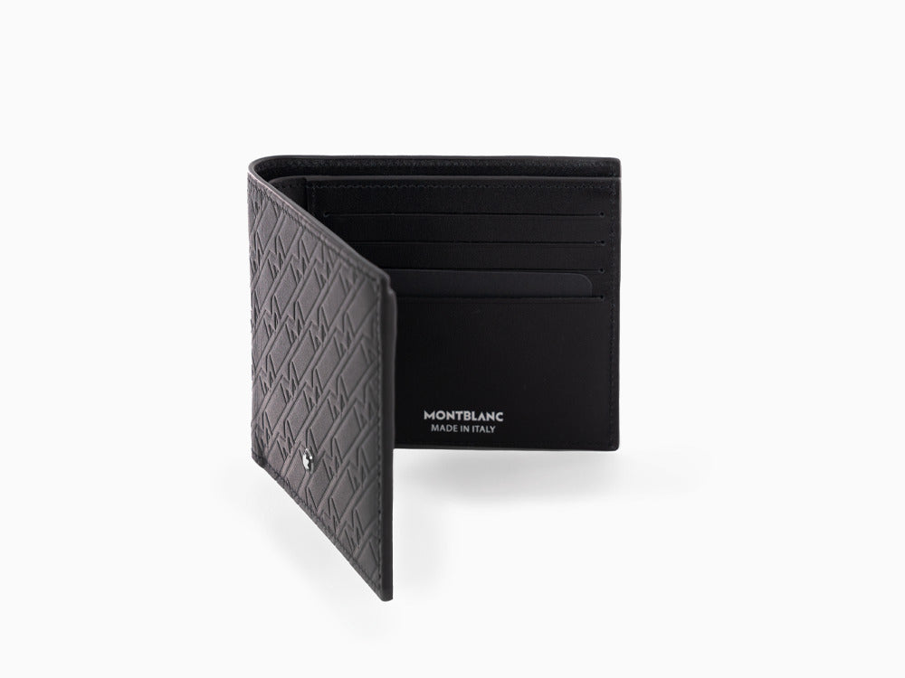 Montblanc Extreme 3.0 Compact Wallet, Black, Leather, Cotton, 6 Cards, -  Iguana Sell UK