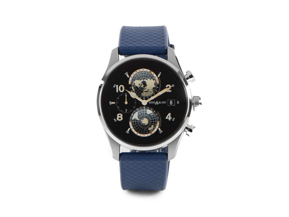 Montblanc Summit 3 Smartwatch Quartz Watch, Titanium, 42 mm, Black, 129268