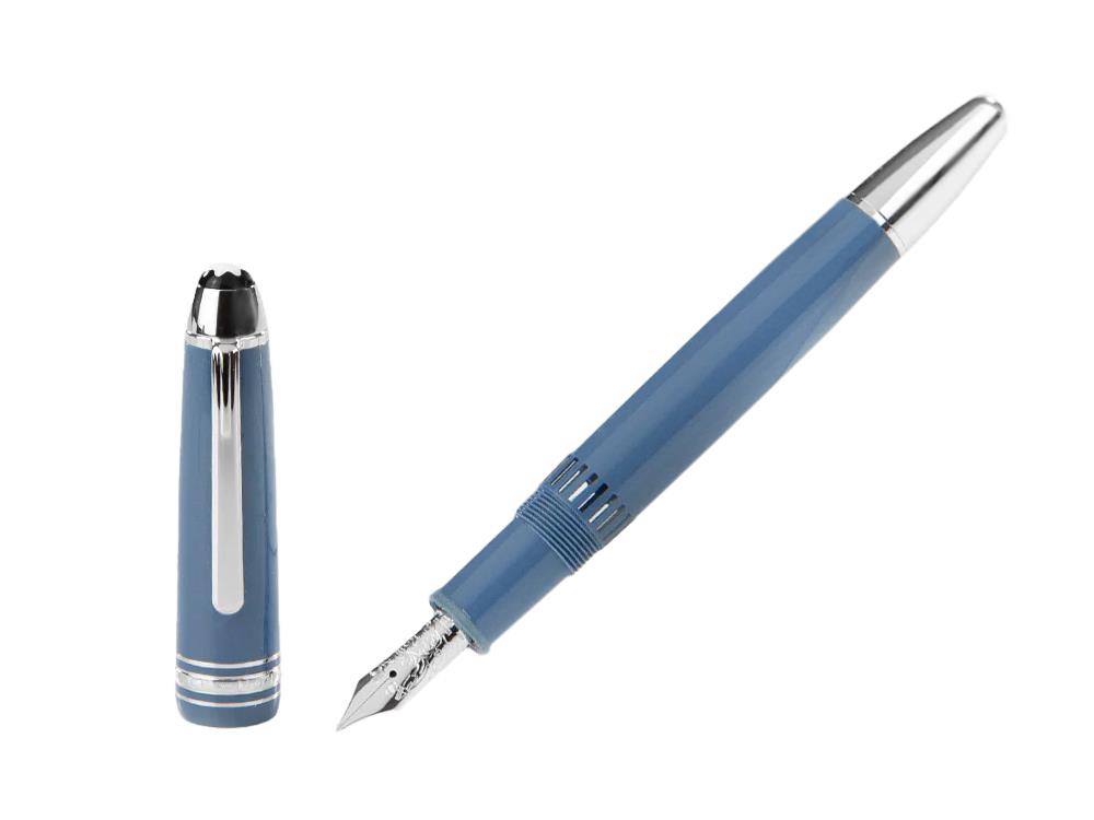 Montblanc Meisterst ck Glacier LeGrand Fountain Pen Blue 129393