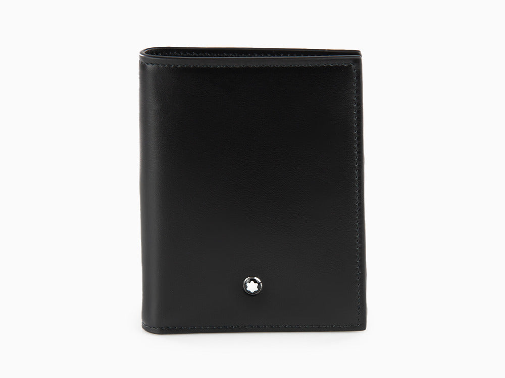 Montblanc Meisterstück Compact Wallet, Black, Leather, 6 Cards,129677