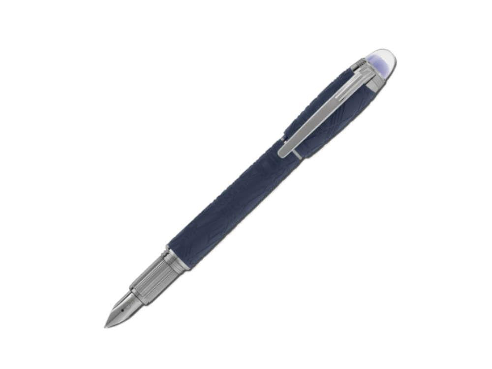 Montblanc StarWalker SpaceBlue Resin Fountain Pen, 130211