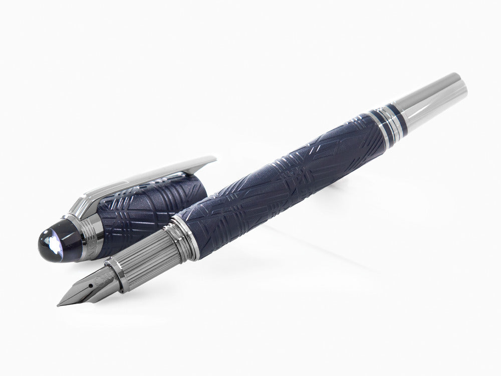 Montblanc StarWalker SpaceBlue Resin Fountain Pen, 130211