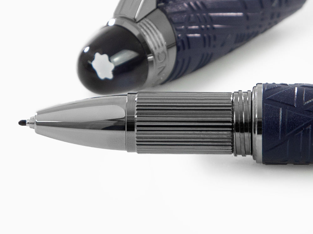 Montblanc StarWalker SpaceBlue Resin Fineliner, Blue, Ruthenium trim, 130212