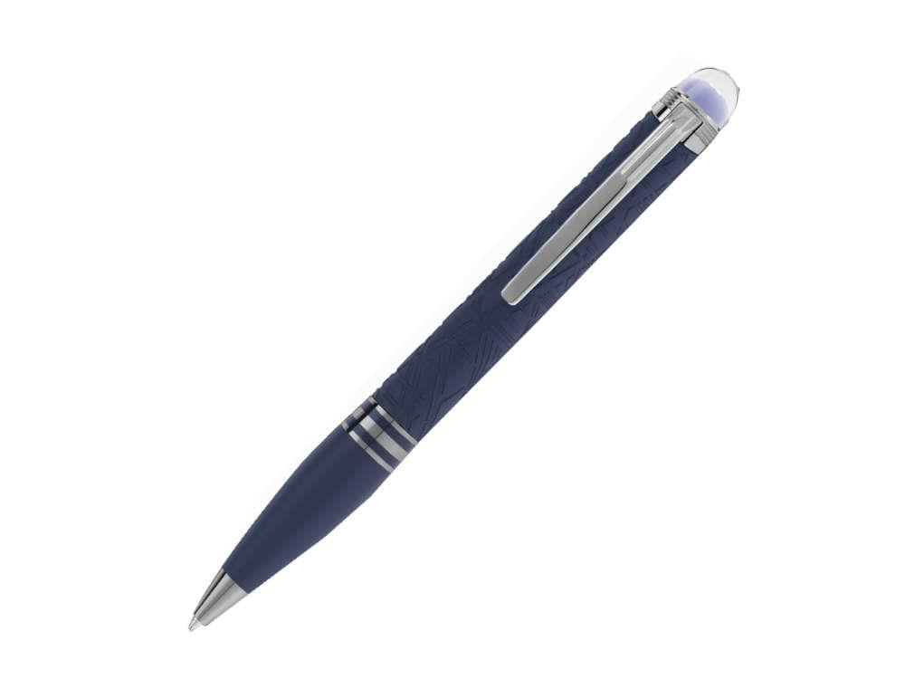 Montblanc StarWalker SpaceBlue Resin Ballpoint pen, Blue, Ruthenium trim, 130213