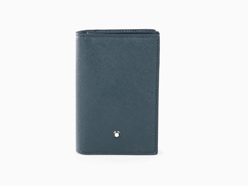 Montblanc Sartorial Card holder Leather Blue 131580 Iguana Sell UK