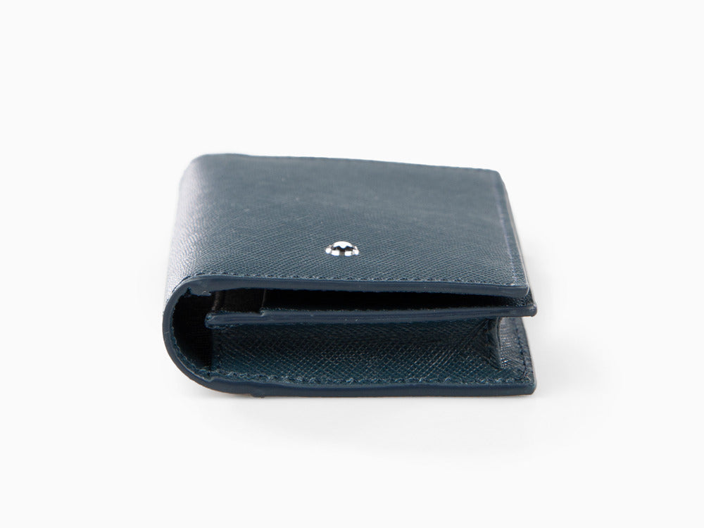 Montblanc Sartorial Card holder Leather Blue 131580 Iguana