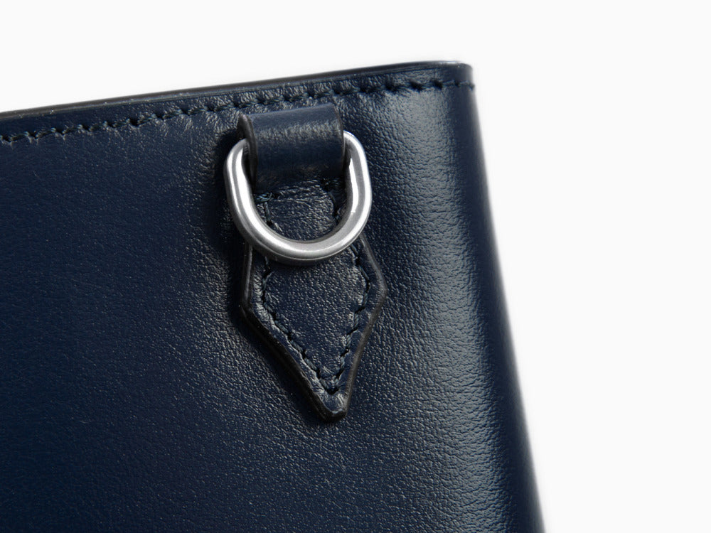 Montblanc Meisterstück Wallet, Blue, Leather, 6 Cards, 131695