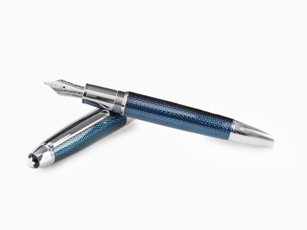 Montblanc Meisterstück Solitaire Blue Hour LeGrand Fountain Pen, 132096