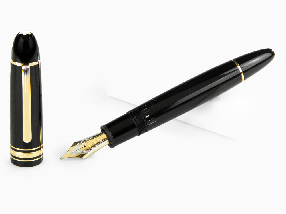 Montblanc gold fountain pen sale