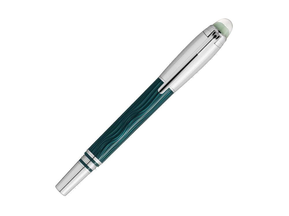 Montblanc StarWalker PolarGreen Fineliner, Platinum trim, 132911