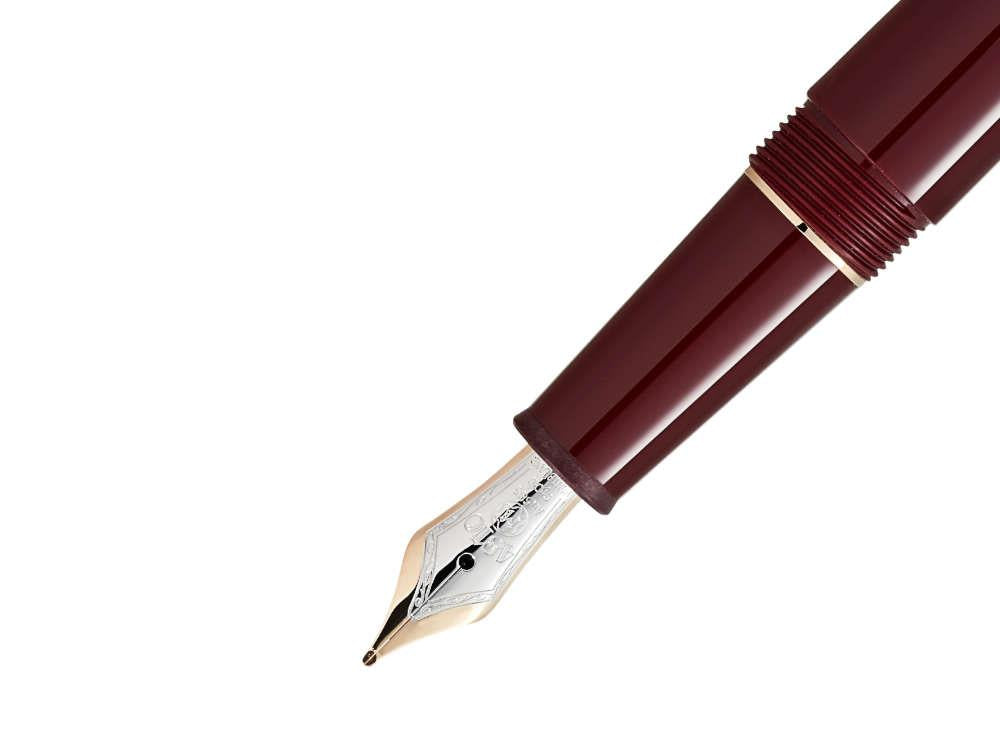 Montblanc Meisterstück Burdundy Red Classique Fountain Pen, 133014