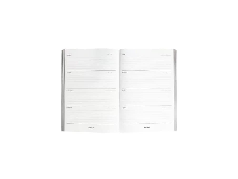 Montblanc Notebook Weekly Planner, Ruled, White, 137135