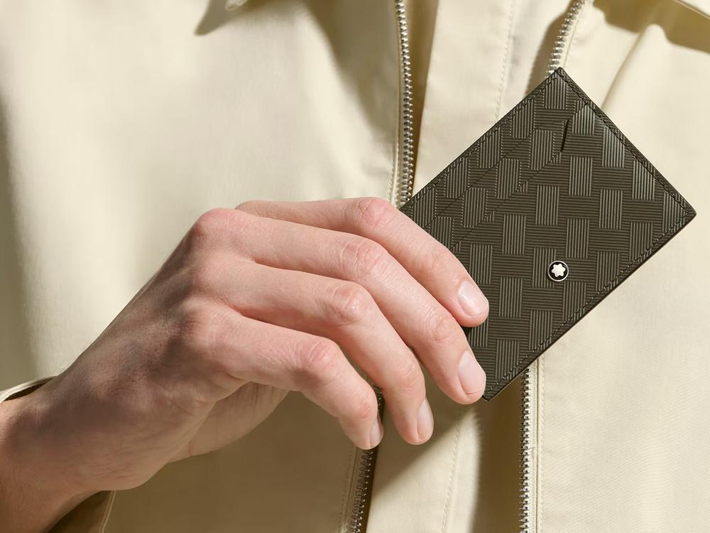 Montblanc Extreme 3.0 Wallet Khaki, Leather, 5 Cards, 221422