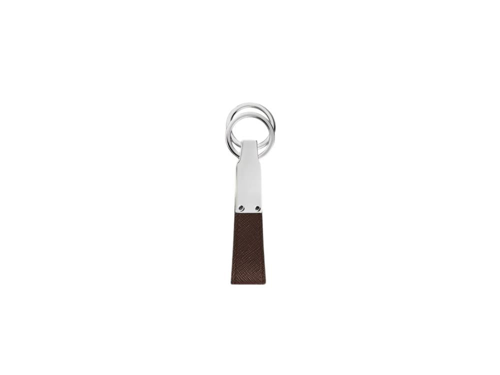 Montblanc Sartorial Key ring, Brass, Leather, Ebony, 223073