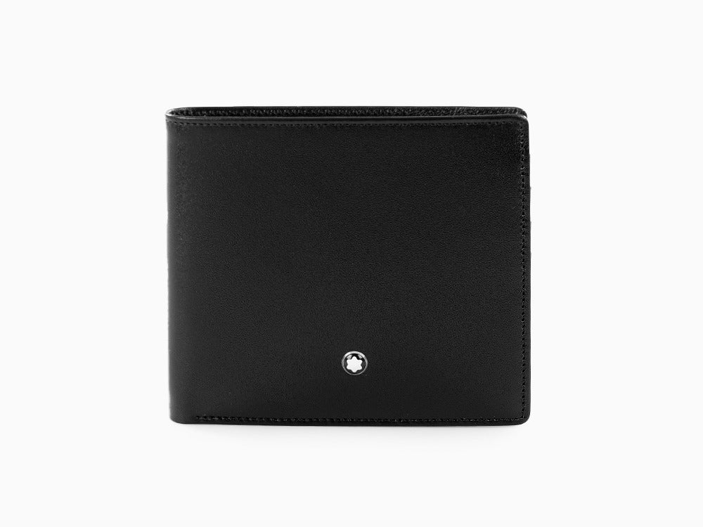 Montblanc Meisterstück Wallet, Black, Leather, Jacquard, 8 Cards, 7163