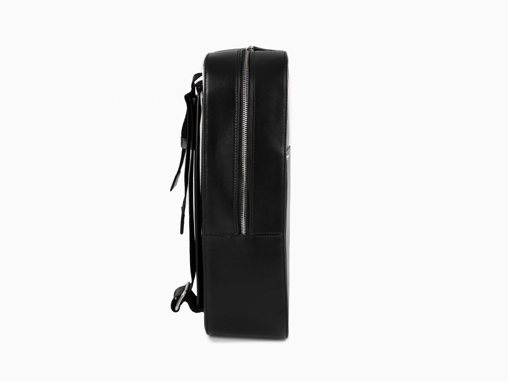 Montegrappa Signet Series Backpack, Leather, Black, Zip, IC00BP00
