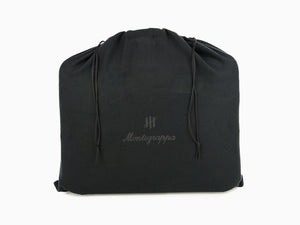 Montegrappa Signet Series Backpack, Leather, Black, Zip, IC00BP00