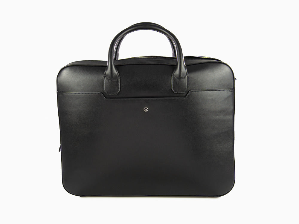 Montegrappa Laptop Bag Signet Series, Leather, Black, IC00LB03