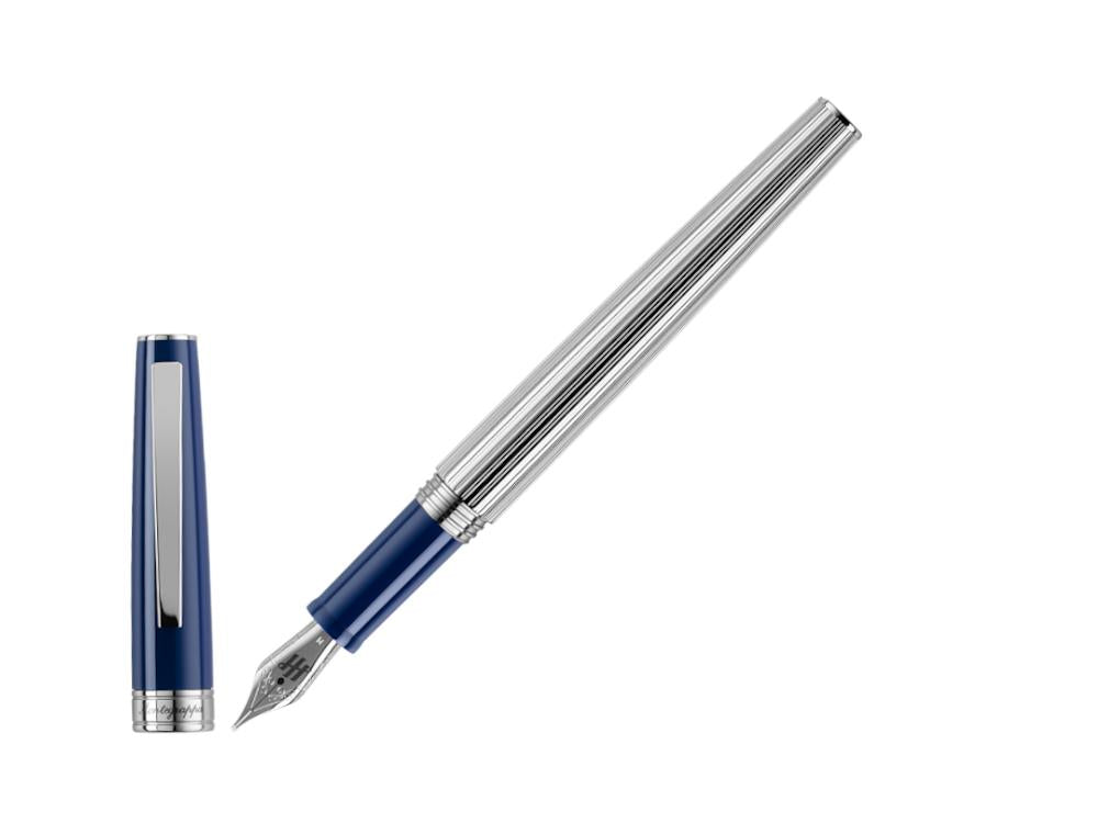 Montegrappa Armonia Duetto Fountain Pen, Resin, Blue, ISA1M-AB