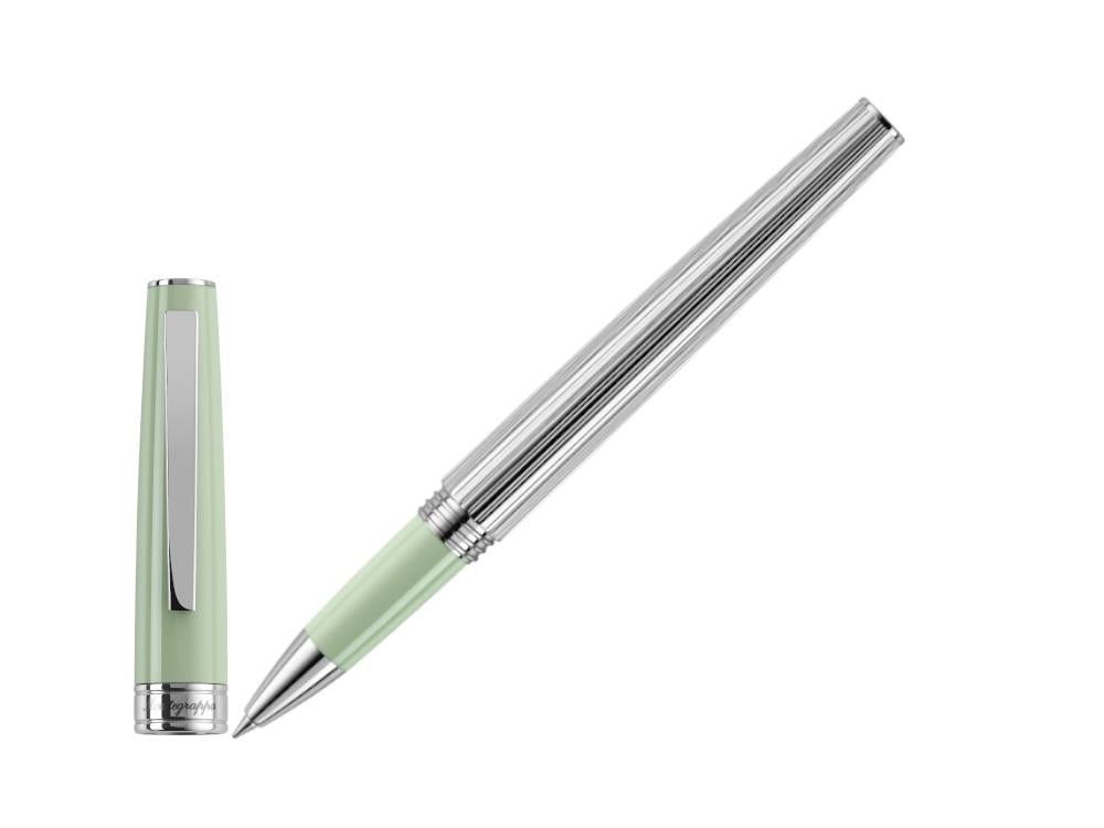 Montegrappa Armonia Duetto Neo Mint Rollerball pen, Steel, Green, ISA1MRAG