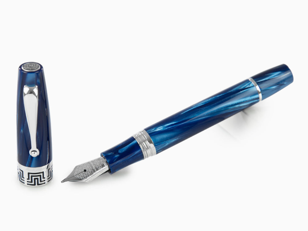 Montegrappa Extra 1930 Mediterranean Blue Fountain Pen, ISEXF-2B