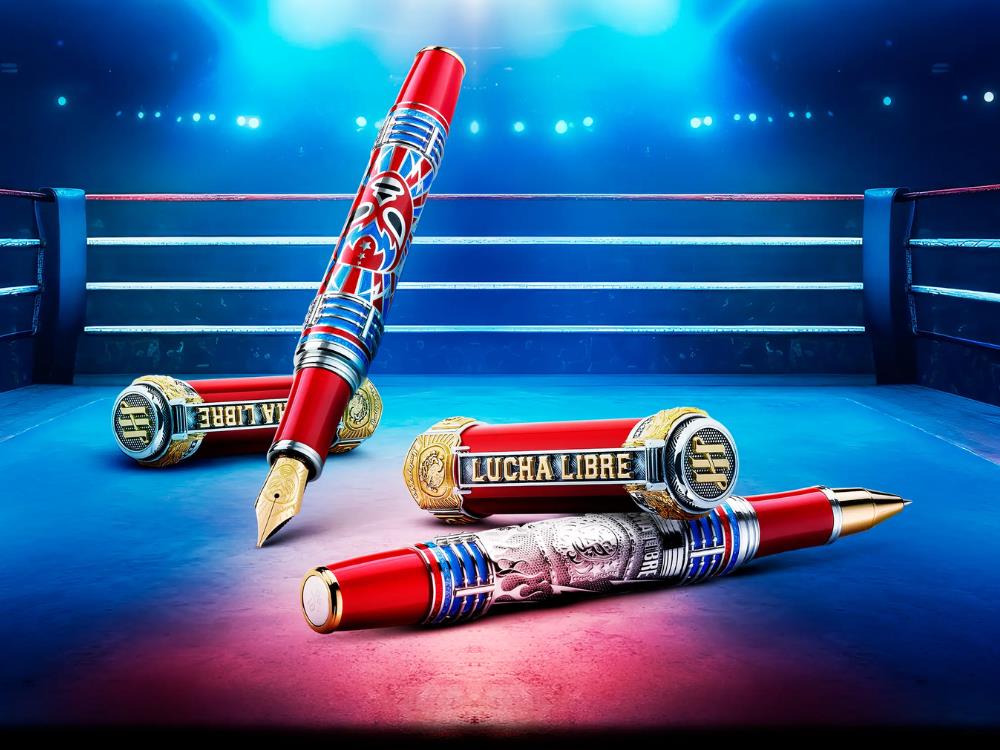 Montegrappa Lucha Libre Rollerball pen Limited Edition, ISLLNRSL