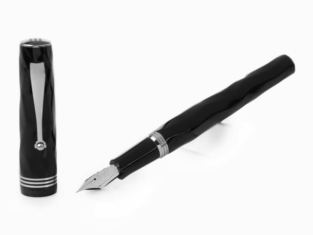 Montegrappa Brenta Fountain Pen, Black, 14k Gold, ISRBT-4C