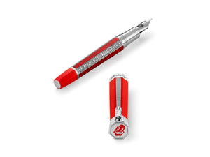 Montegrappa LE Icons Stones Legacy 1962 Scarlet Fountain Pen, ISRTN-SR