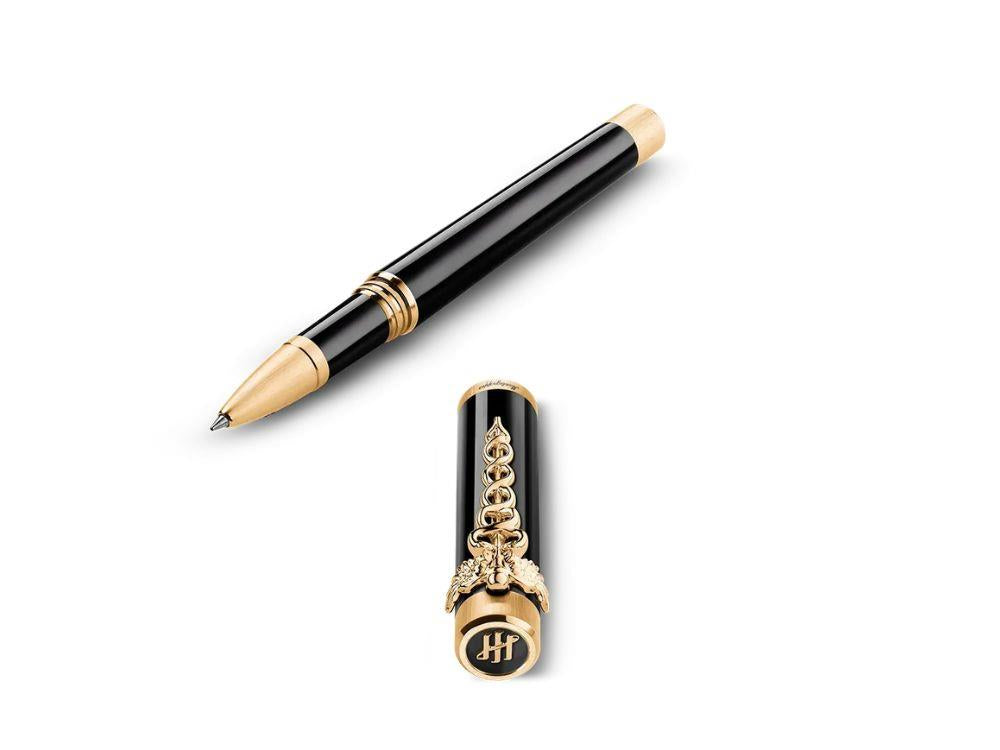 Montegrappa Zero Caduceus Yellow Gold Rollerball pen, ISZECRIY