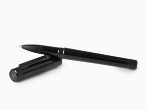 Montegrappa Zero Rollerball pen, Black Resin, Ultra Black Ruthenium. ISZETRBC