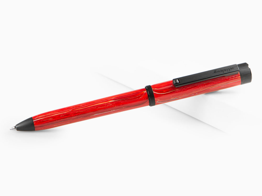 Montegrappa Zero Zodiac Aries Ballpoint pen, Red, Stainless PVD, ISZEZBIC-R3