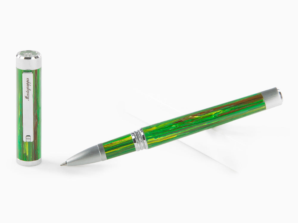 Montegrappa Zero Zodiac Virgo Rollerball pen, Green, Steel, ISZEZRIP-G8