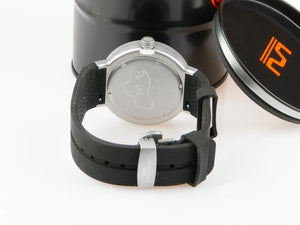 Montjuic Elegance Quartz Watch, Stainless Steel 316L, Black, 43 mm, MJ1.0204.S