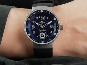 Montjuic Elegance Quartz Watch, Stainless Steel 316L, Black, 43 mm, MJ1.0204.S